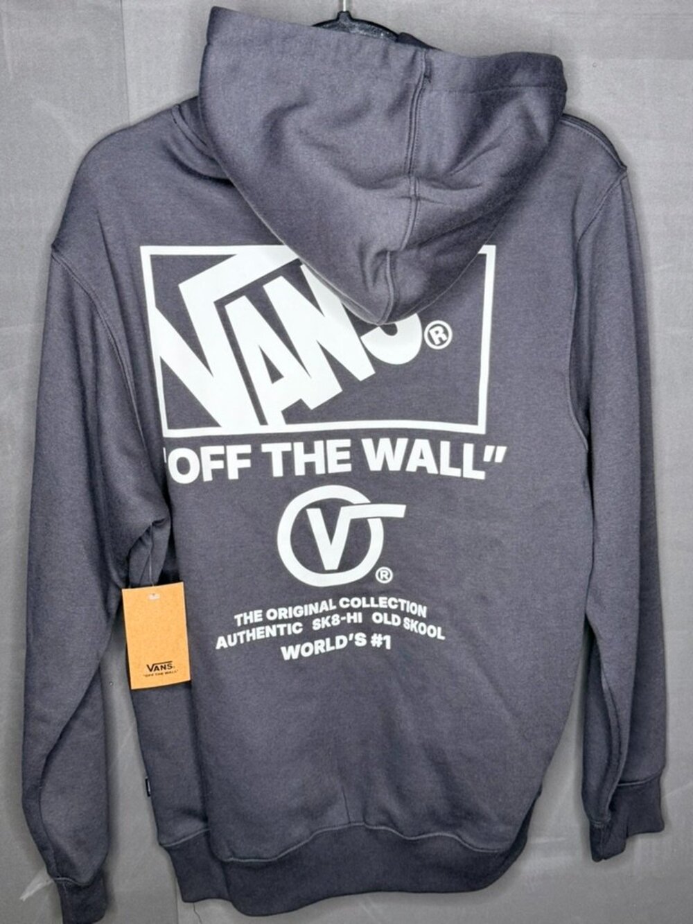 NEW Vans Off The Wall Hoodie Mens Size Small Sweatshirt 90s Skater Y2K